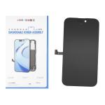 BILDSCHIRM LCD FUR IPHONE 15 PRO SCHWARZ (SOFT OLED JCID COP) SELBDIAGNOSTIZIEBAR