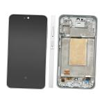 DISPLAY LCD PER SAMSUNG A366B A36 5G BIANCO / AWESOME WHITE CON FRAME GH82-36841B SERVICE PACK