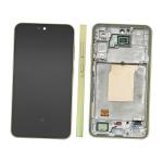 DISPLAY LCD PER SAMSUNG A356B A35 5G GIALLO / AWESOME LEMON CON FRAME GH82-34221D