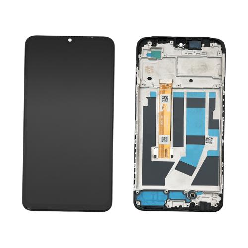 DISPLAY LCD FOR OPPO A38 CPH2579 / A18 CPH2591 BLACK WITH FRAME