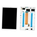 DISPLAY LCD PER SAMSUNG T225 TAB A7 LITE SILVER CON FRAME 