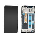 DISPLAY LCD PER OPPO A3X 5G / A3 5G NERO CON FRAME 621029000277 - SERVICE PACK