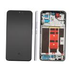 DISPLAY LCD PER OPPO RENO12 PRO 5G CPH2629 SILVER CON FRAME 621029000217 - SERVICE PACK