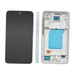 DISPLAY LCD PER SAMSUNG A356B A35 5G BLU CHIARO / AWESOME ICEBLUE CON FRAME (AMOLED)
