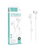CUFFIE AURICOLARI HOCO M93 TYPE-C HANDSFREE CON MICROFONO BIANCO