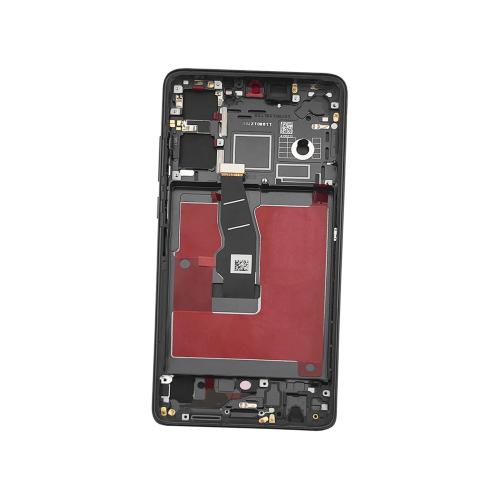 DISPLAY LCD FOR HUAWEI P30 BLACK WITH FRAME (OLED)