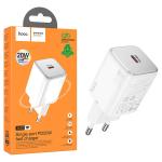 PRESA USB-C HOCO N40 20W 3A BIANCO - BLISTER RETAIL