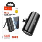 POWER BANK MINI POCKET LIGHTNING HOCO 5000mAh 10W J106 NERO - BLISTER RETAIL