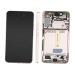 DISPLAY LCD PER SAMSUNG S906B S22 PLUS GOLD ROSA / PINK GOLD CON FRAME GH82-28894D - SERVICE PACK