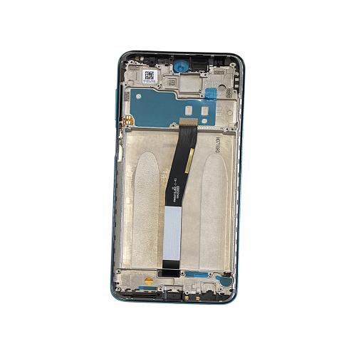 DISPLAY LCD FOR XIAOMI REDMI NOTE 9S / 9 PRO WITH FRAME GREEN 