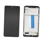 DISPLAY LCD PER SAMSUNG M536B M53 5G NERO CON FRAME (AMOLED) (S/S)