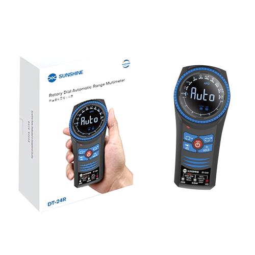 MULTIMETRO DIGITALE SUNSHINE DT-24R ROTATIVO SMART CON FUNZIONI NCV  LIVE & TEMP