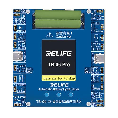 TESTER ATTIVATORE DI BATTERIA RELIFE TB-06 PRO AUTOMATICO A DOPPIO CANALE 
