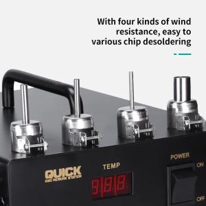 STAZIONE SALDANTE QUICK 850D DIGITALE ESD AD ARIA CALDA 