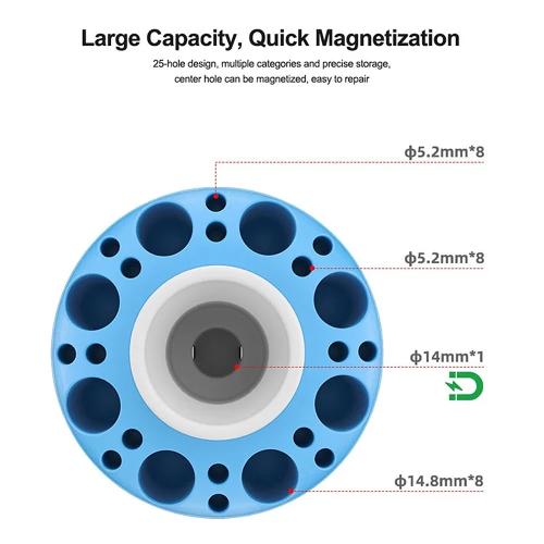 ORGANIZER DA BANCO RELIFE TO1 ROTANTE PER ARCHIVIAZIONE CACCIAVITE ELETTRICO E2 + CACCIAVITI + PUNTE
