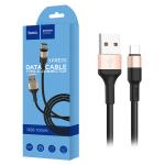 CAVO USB + TYPE-C HOCO X26 18W 2A 1M GOLD - BLISTER RETAIL