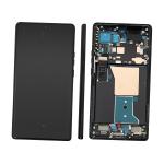 DISPLAY LCD PER MOTOROLA XT2301 MOTO EDGE 40 PRO NERO CON FRAME (OLED)