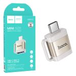 ADATTATORE TYPE-C A USB-A HOCO UA31C GRIGIO - BLISTER RETAIL