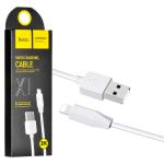 CAVO USB + LIGHTNING HOCO X1 18W 2.4A 2M BIANCO - BLISTER RETAIL