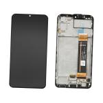 DISPLAY LCD PER SAMSUNG A235F A23 NERO CON FRAME GH82-28563A GH82-28657A (FLAT SM-A235F REV0.1 CDOT)