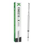 PUNTA PER STAZIONE SALDANTE 2UUL FD12 FIND210-K A COLTELLO 3.2mm
