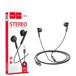 CUFFIE AURICOLARI HOCO M93 TYPE-C HANDSFREE CON MICROFONO NERO