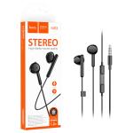 CUFFIE AURICOLARI HOCO M93 3.5MM HANDSFREE CON MICROFONO NERO