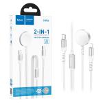CAVO TYPE-C + LIGHTNING / WIRELESS HOCO CW54 2IN1 PER APPLE WATCH BIANCO