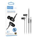 CUFFIE AURICOLARI HOCO M112 3.5MM IN-EAR NERO - BLISTER RETAIL