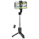 SELFIE SHOT HOCO K17 BLUETOOTH STICK AND TRIPOD STAND NERO - BLISTER RETAIL