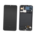 DISPLAY LCD PER SAMSUNG A307F A30S NERO CON FRAME (OLED) (O/S)