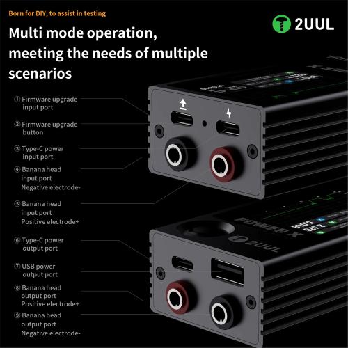 TESTER VOLTIMETRO AMPEROMETRO 2UUL PW11 POWER X