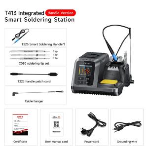 STAZIONE SALDANTE AIXUN T413-225 PER SALDATURA A STAGNO INTELLIGENTE CON TOUCH CONTROL