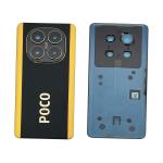 BACK COVER PER XIAOMI POCO X7 5G NERO CON VETRO CAM 5600080O16P00 - SERVICE PACK