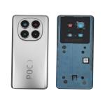BACK COVER PER XIAOMI POCO X7 5G SILVER CON VETRO CAM 5600060O16P00 - SERVICE PACK