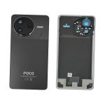 BACK COVER PER XIAOMI POCO F7 PRO 5G NERO CON VETRO CAM 56002900O1100 - SERVICE PACK