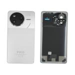 BACK COVER PER XIAOMI POCO F7 PRO 5G SILVER CON VETRO CAM 56002700O1100 - SERVICE PACK