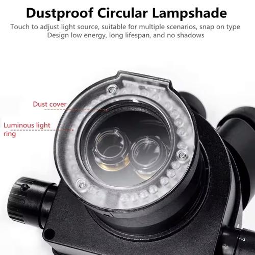 MICROSCOPIO YCS 1S MAX TRINOCULARE 7X-45X - NERO