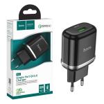 PRESA USB HOCO N3 18W 3A NERO - BLISTER RETAIL