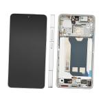 DISPLAY LCD PER XIAOMI POCO F7 PRO 5G 24117RK2CG SILVER CON FRAME 56002200O1100 - SERVICE PACK