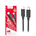 CAVO TYPE-C + LIGHTNING HOCO X88 20W 2.4A 1M NERO - BLISTER RETAIL