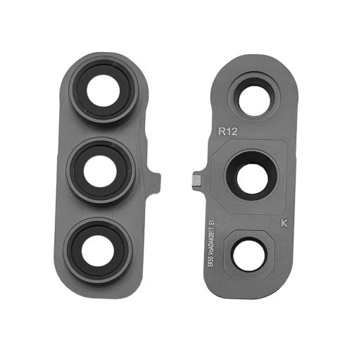 VETRO CAM POSTERIORE S721B S24 FE CON FRAME NERO 