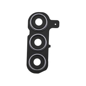 VETRO CAM POSTERIORE S721B S24 FE CON FRAME GRIGIO / SILVER