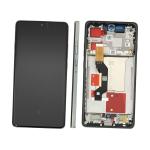 DISPLAY LCD PER MOTOROLA XT2507-1 MOTO EDGE 60 PRO VERDE / PANTONE SHADOW CON FRAME 5D68C30045