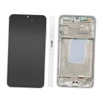 DISPLAY LCD PER SAMSUNG A266B A26 5G BIANCO CON FRAME GH82-37049B SERVICE PACK