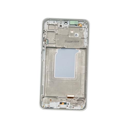 PANTALLA LCD PARA SAMSUNG A266B A26 5G BLANCO AVEC CHASSIS GH82-37049B SERVICE PACK