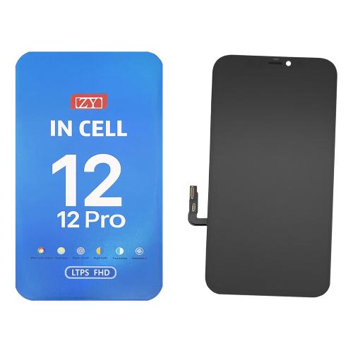 44052 - DISPLAY LCD FOR IPHONE 12 / 12 PRO BLACK (INCELL ZY FFHD