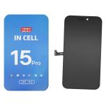 DISPLAY LCD PER IPHONE 15 PRO NERO (INCELL ZY-COF IC Intercambiabile) 120Hz