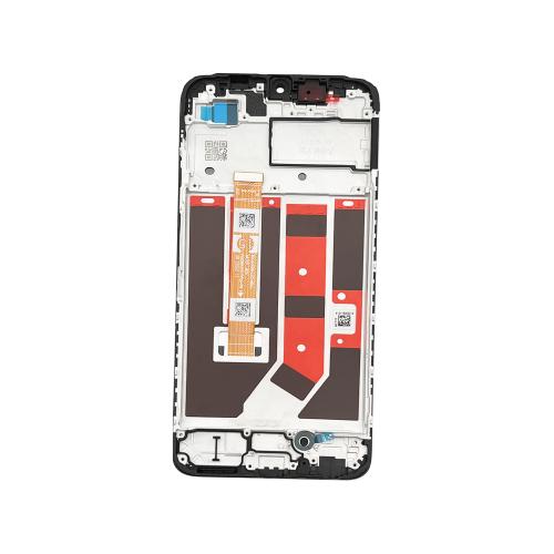 BILDSCHIRM LCD FUR OPPO A38 CPH2579 / A18 CPH2591 SCHWARZ MIT RAHMEN (IPS)