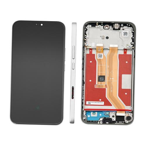 DISPLAY LCD FOR HONOR 400 LITE GREY / VELVET GREY WITH FRAME 0235ANTG - SERVICE PACK